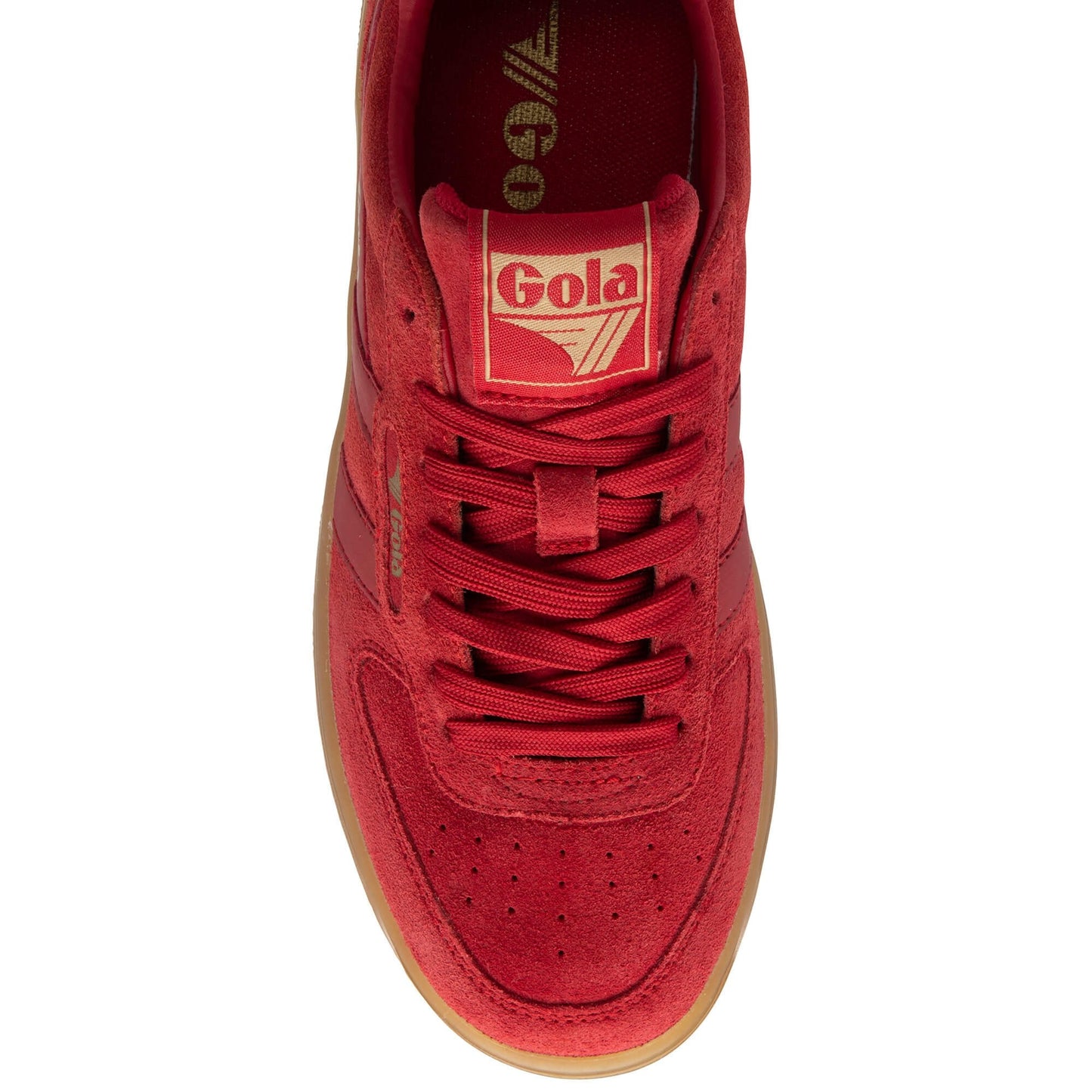 GOLA - Basket HAWK - Daim - Red/Gum