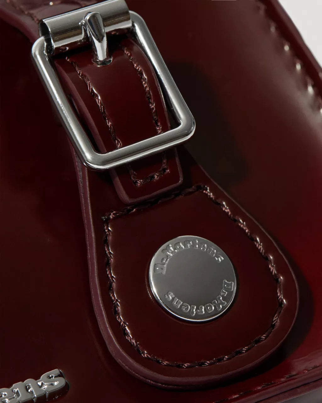 DR. MARTENS - Sac à bandouillère - Vegan - Rouge cerise