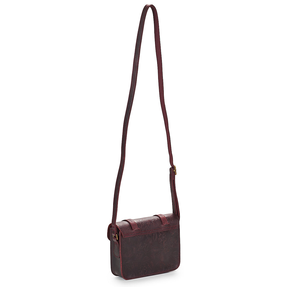 DR. MARTENS - Sac à bandouillère - Crazy Horse - Floral Cherry Red