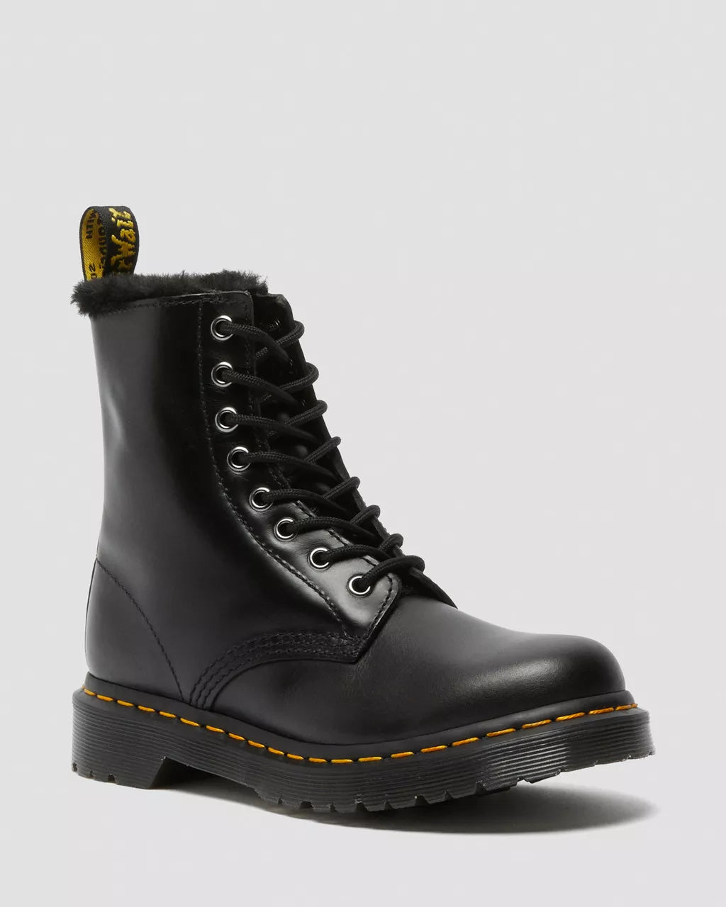 DR. MARTENS - Boots SERENA 14 - Gris foncé
