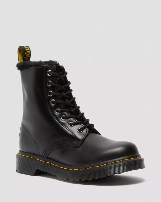 DR. MARTENS - Boots SERENA 14 - Gris foncé