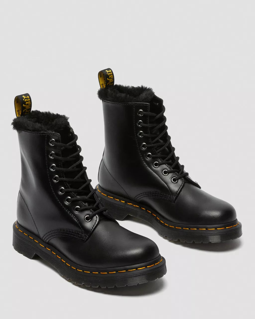 DR. MARTENS - Boots SERENA 14 - Gris foncé