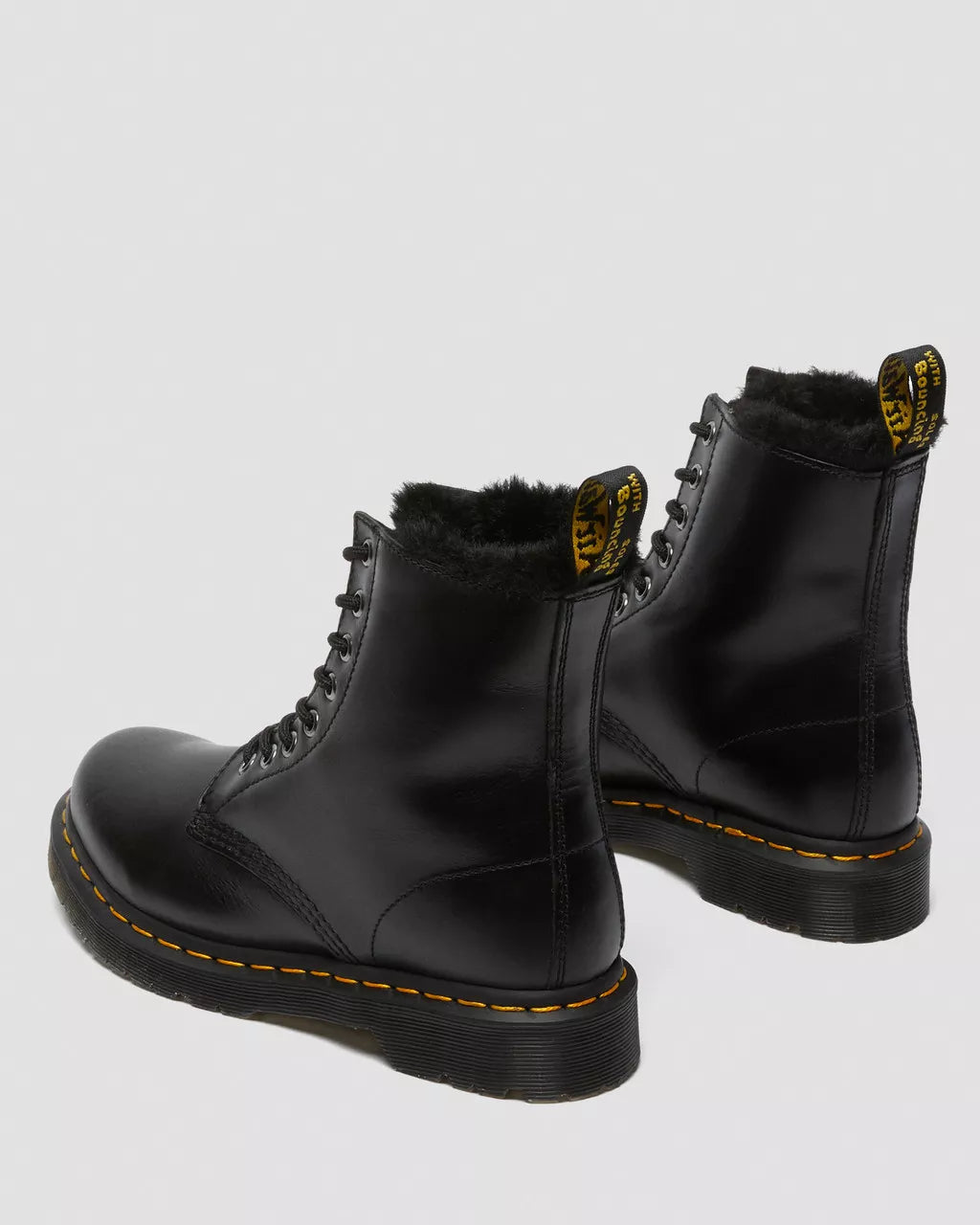 DR. MARTENS - Boots SERENA 14 - Gris foncé