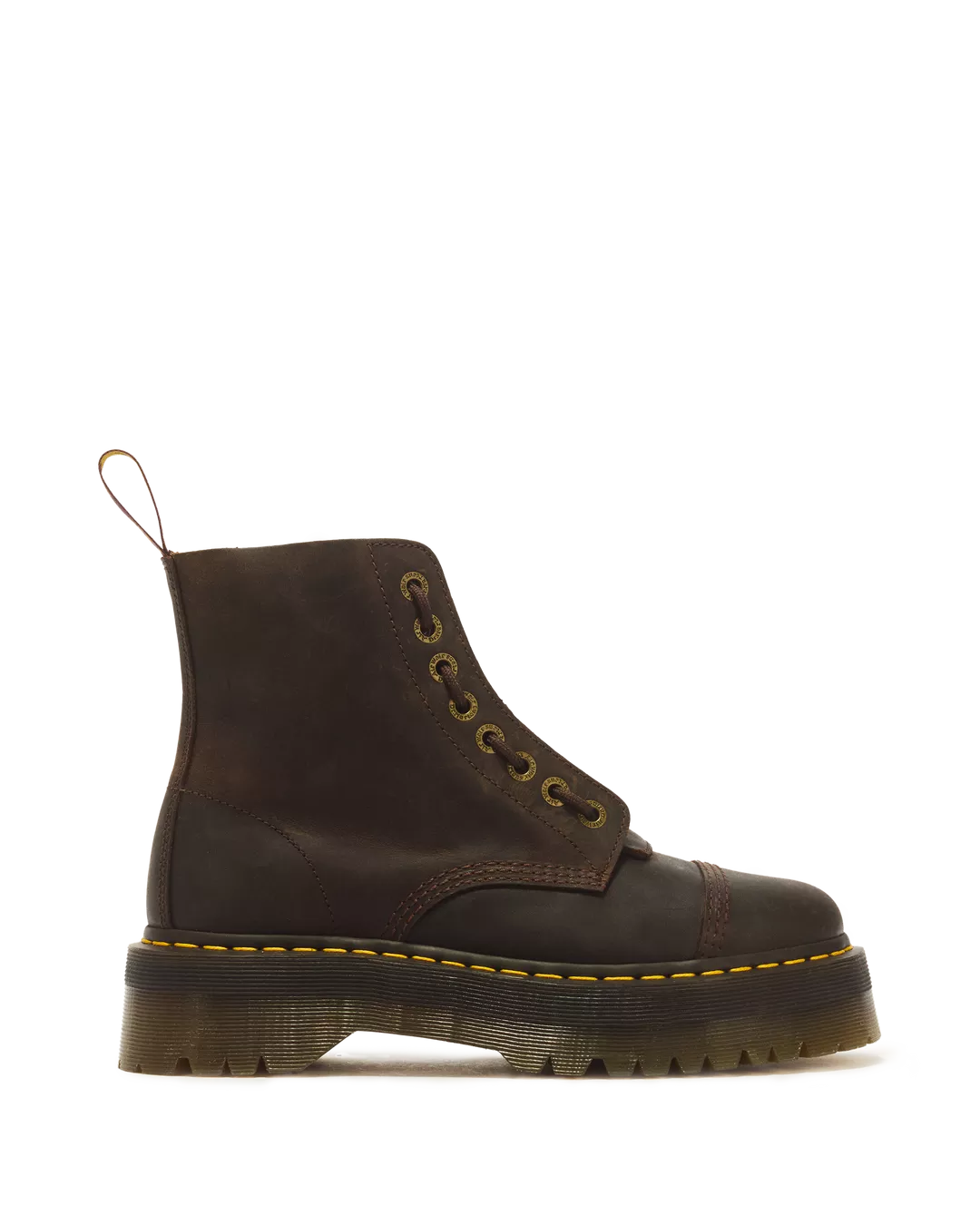 DR. MARTENS - Boots SINCLAIR - Crazy Horse - Marron