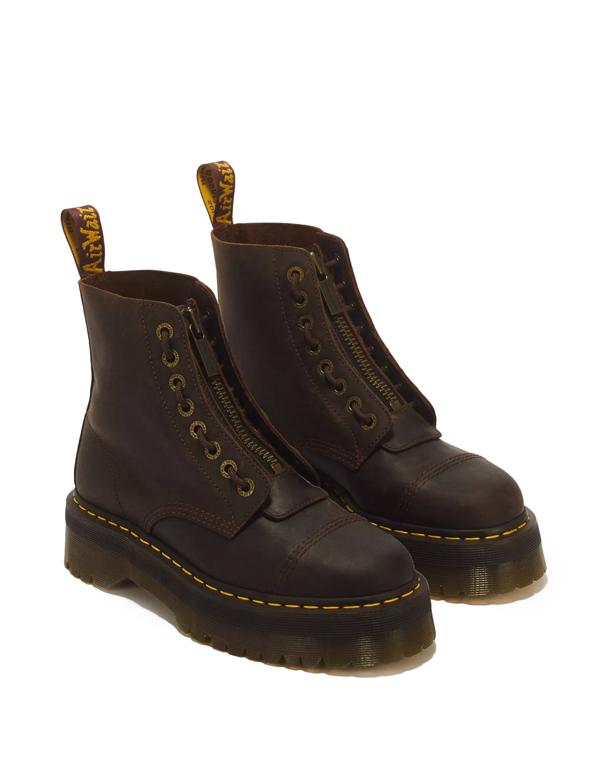 DR. MARTENS - Boots SINCLAIR - Crazy Horse - Marron
