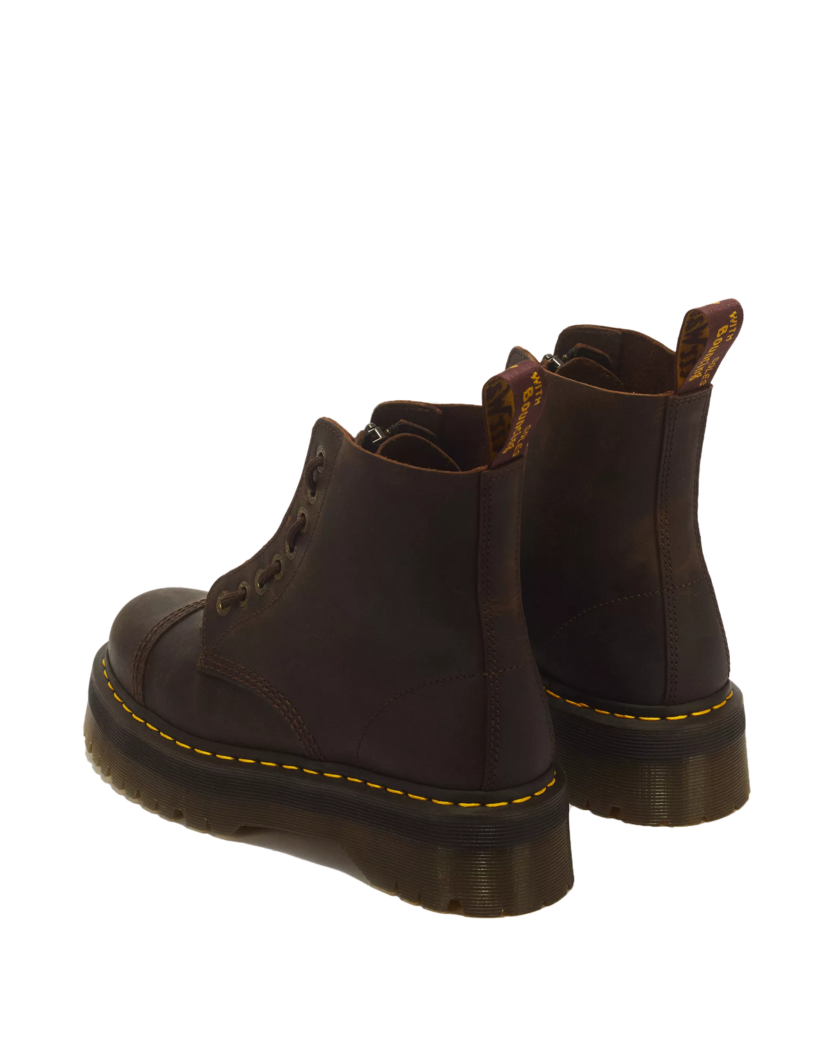 DR. MARTENS - Boots SINCLAIR - Crazy Horse - Marron