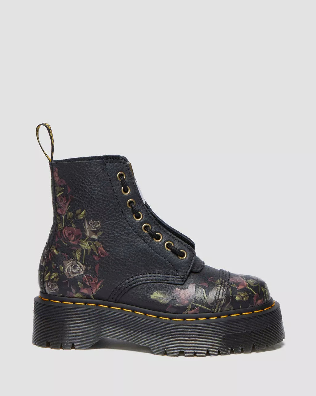 DR. MARTENS - Boots SINCLAIR DECAYED ROSES - Noir