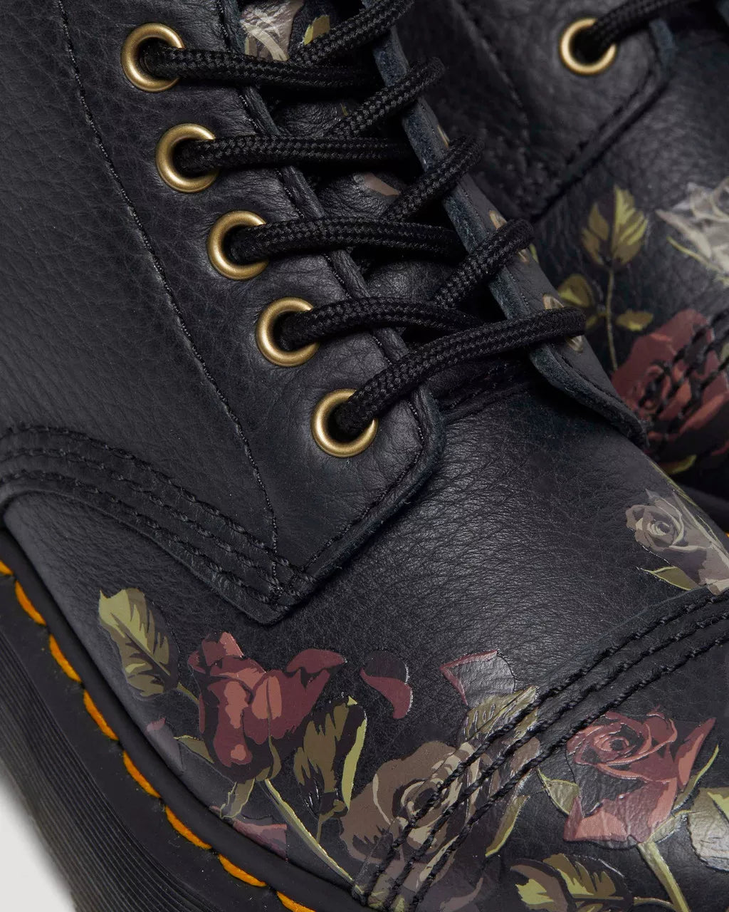 DR. MARTENS - Boots SINCLAIR DECAYED ROSES - Noir