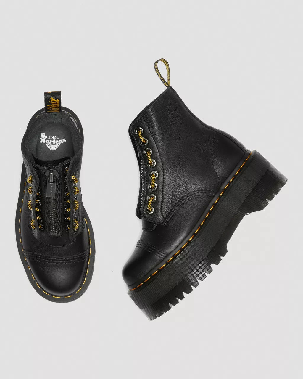 DR. MARTENS - Boots SINCLAIR MAX - Zip amovible - Noir