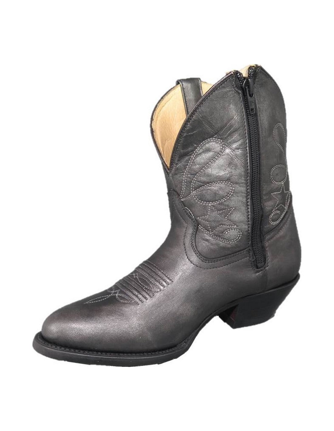 GO'WEST - Santiags STELLA - Noir/argent