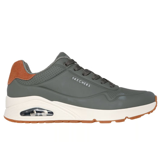SKECHERS - Basket SUITED ON AIR - Olive