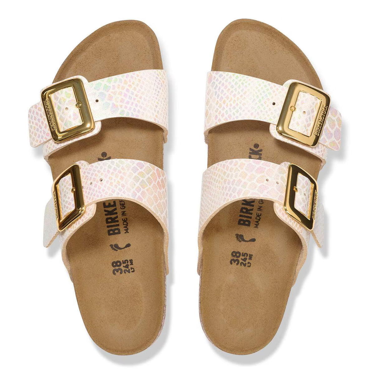 BIRKENSTOCK - Sandales SYDNEY - Grosse boucle - Graceful pearl white