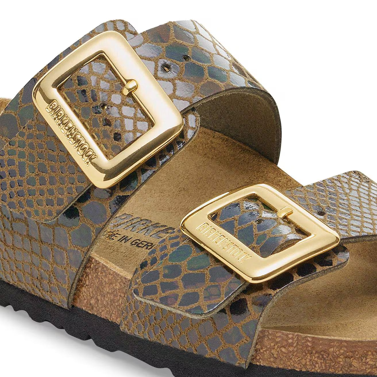 BIRKENSTOCK - Sandale SYDNEY - 2 boucles - Shiny Snake