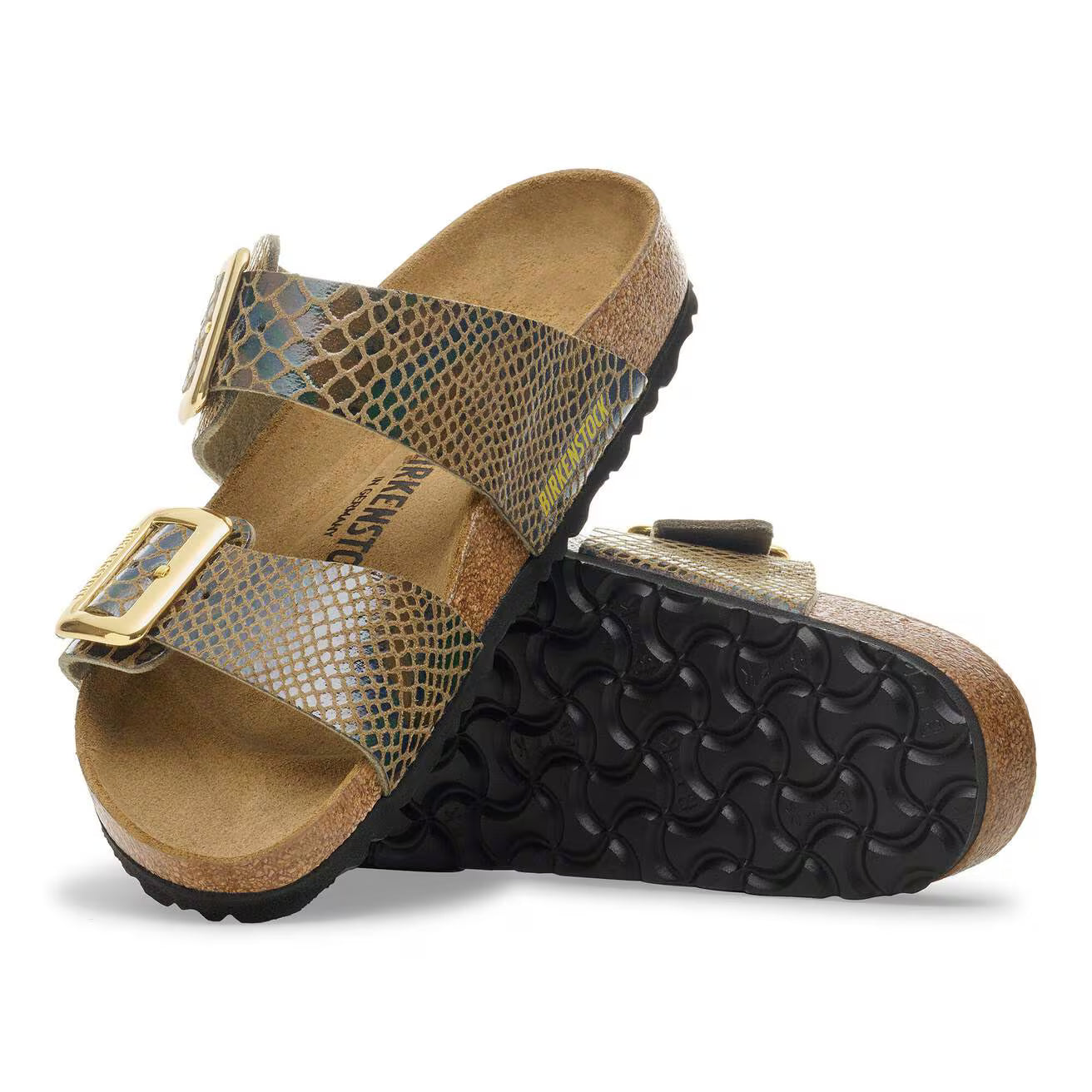 BIRKENSTOCK - Sandale SYDNEY - 2 boucles - Shiny Snake