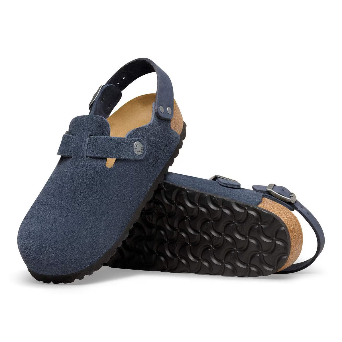 BIRKENSTOCK - Sabots TOKIO - Suédé - New navy