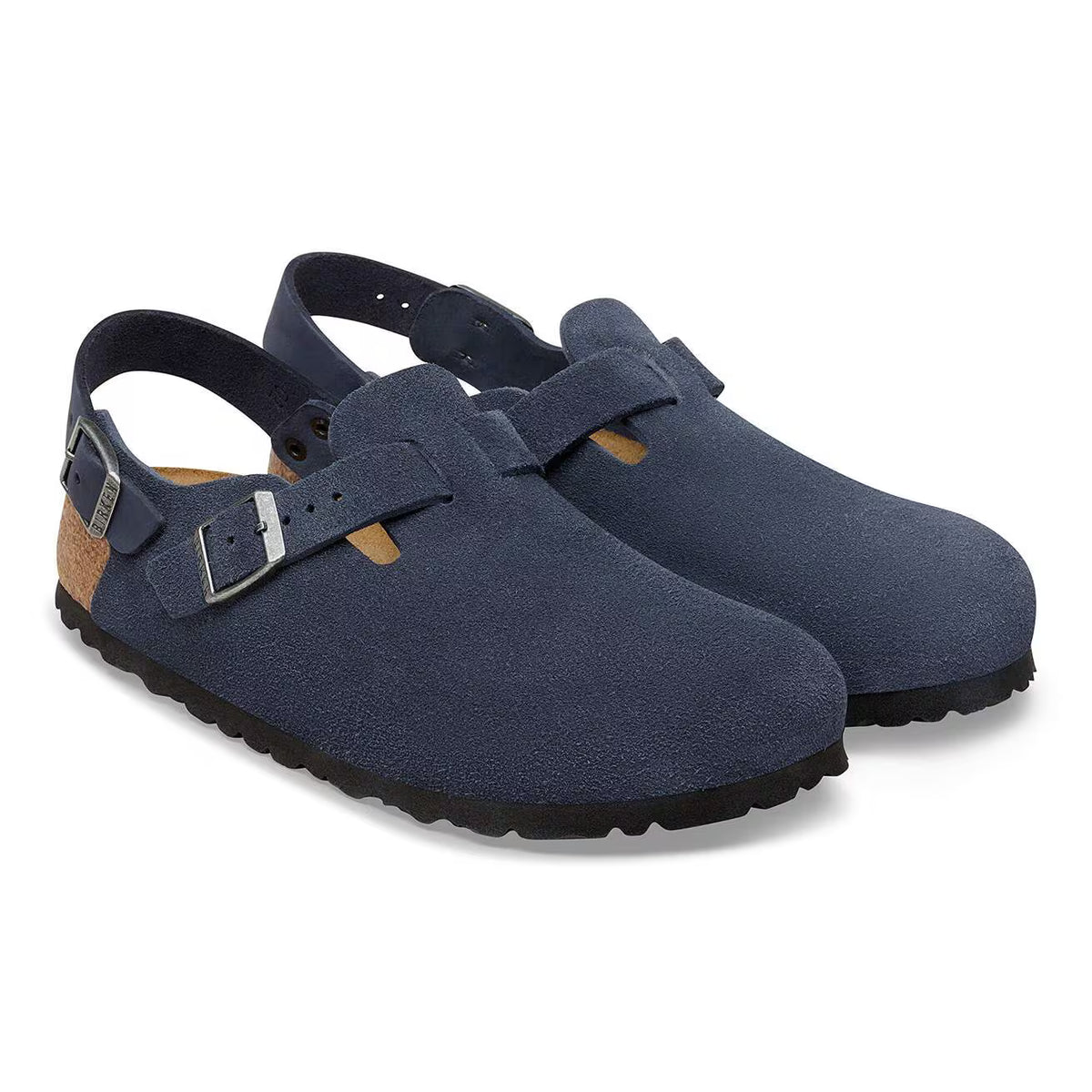 BIRKENSTOCK - Sabots TOKIO - Suédé - New navy