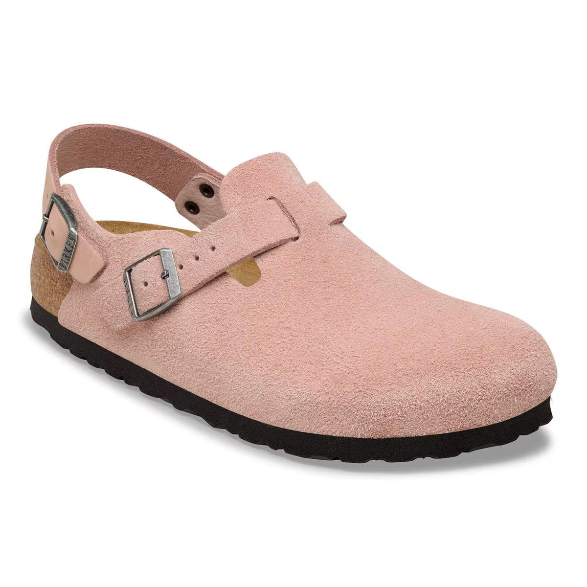 BIRKENSTOCK - Sabots TOKIO - Suédé - Pink clay