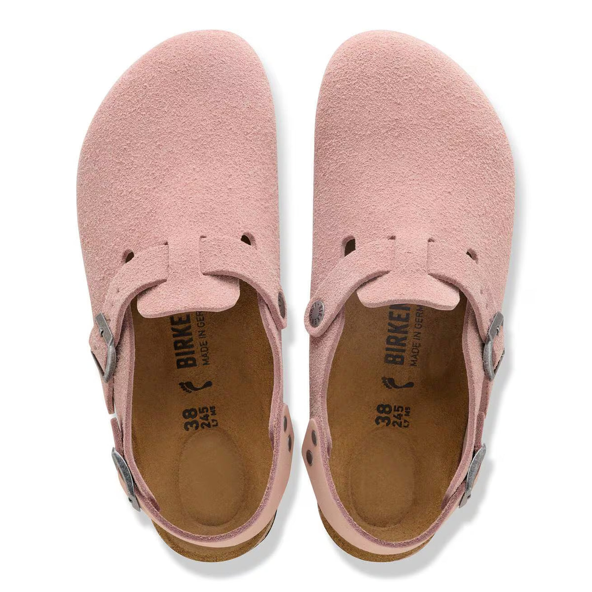 BIRKENSTOCK - Sabots TOKIO - Suédé - Pink clay