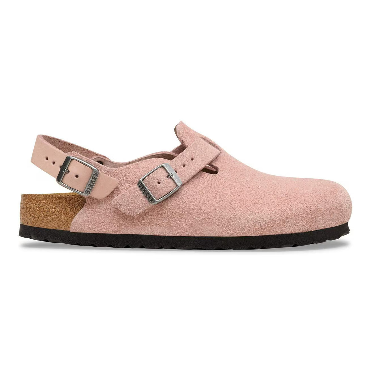 BIRKENSTOCK - Sabots TOKIO - Suédé - Pink clay