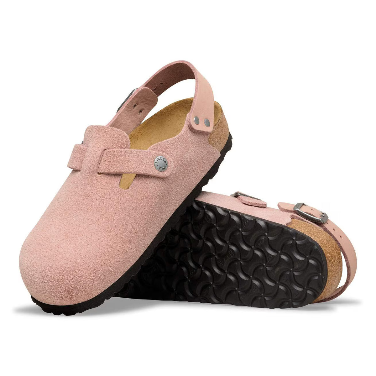 BIRKENSTOCK - Sabots TOKIO - Suédé - Pink clay