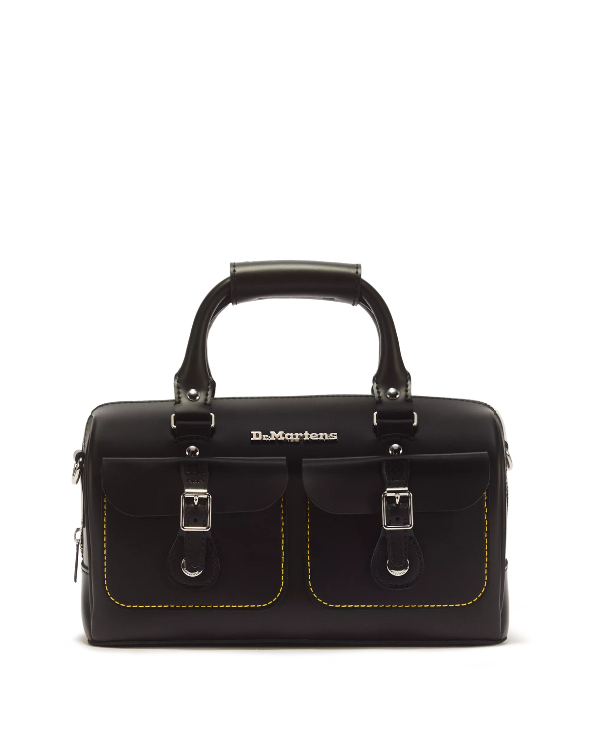 DR. MARTENS - Sac en cuir Kiev à anses supérieures - Noir