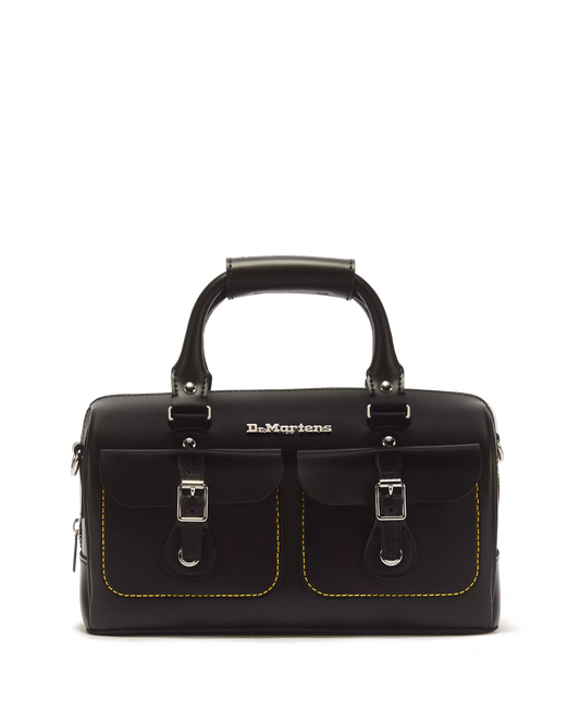 DR. MARTENS - Sac en cuir Kiev à anses supérieures - Noir