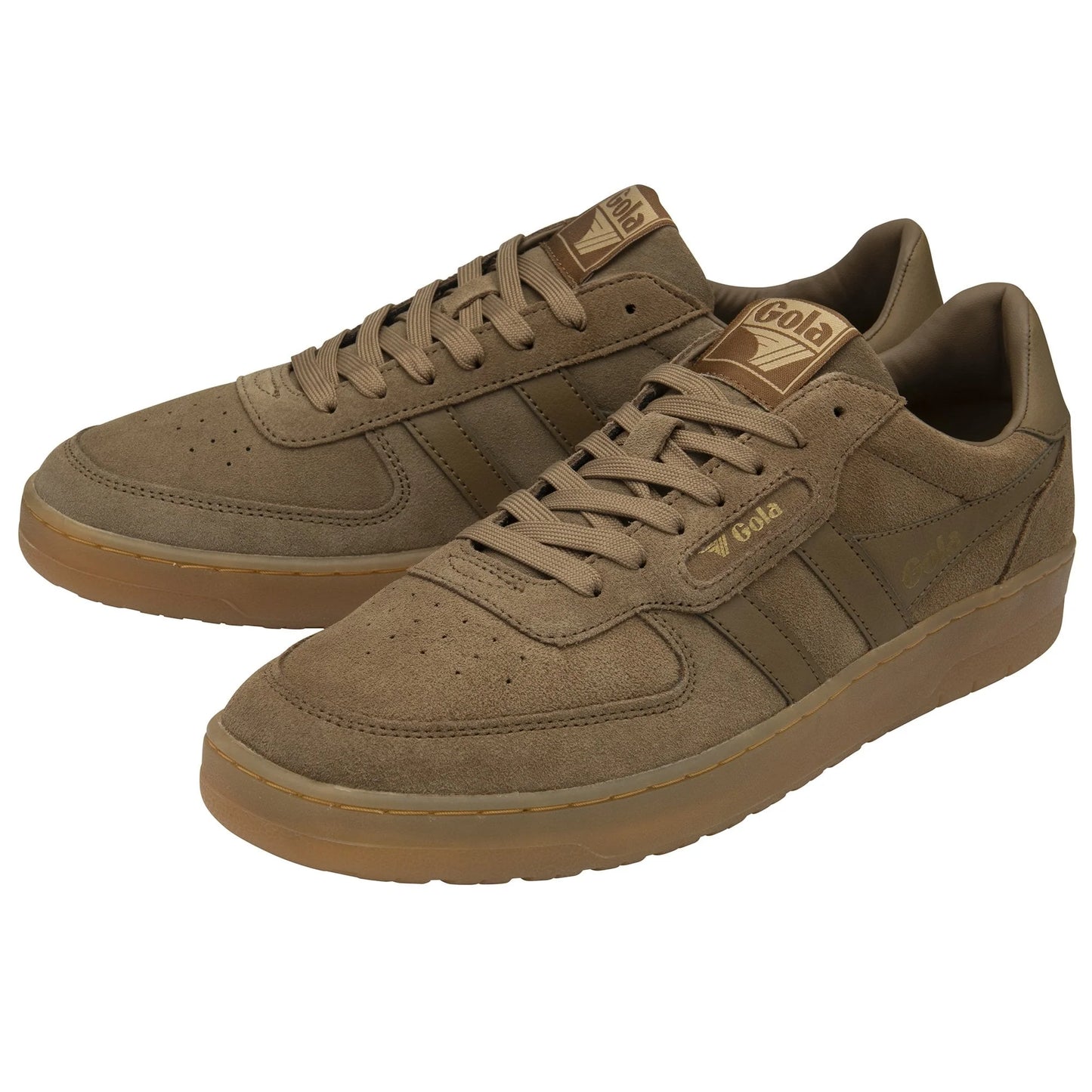 GOLA - Basket HAWK - Daim - Tobacco/Gum
