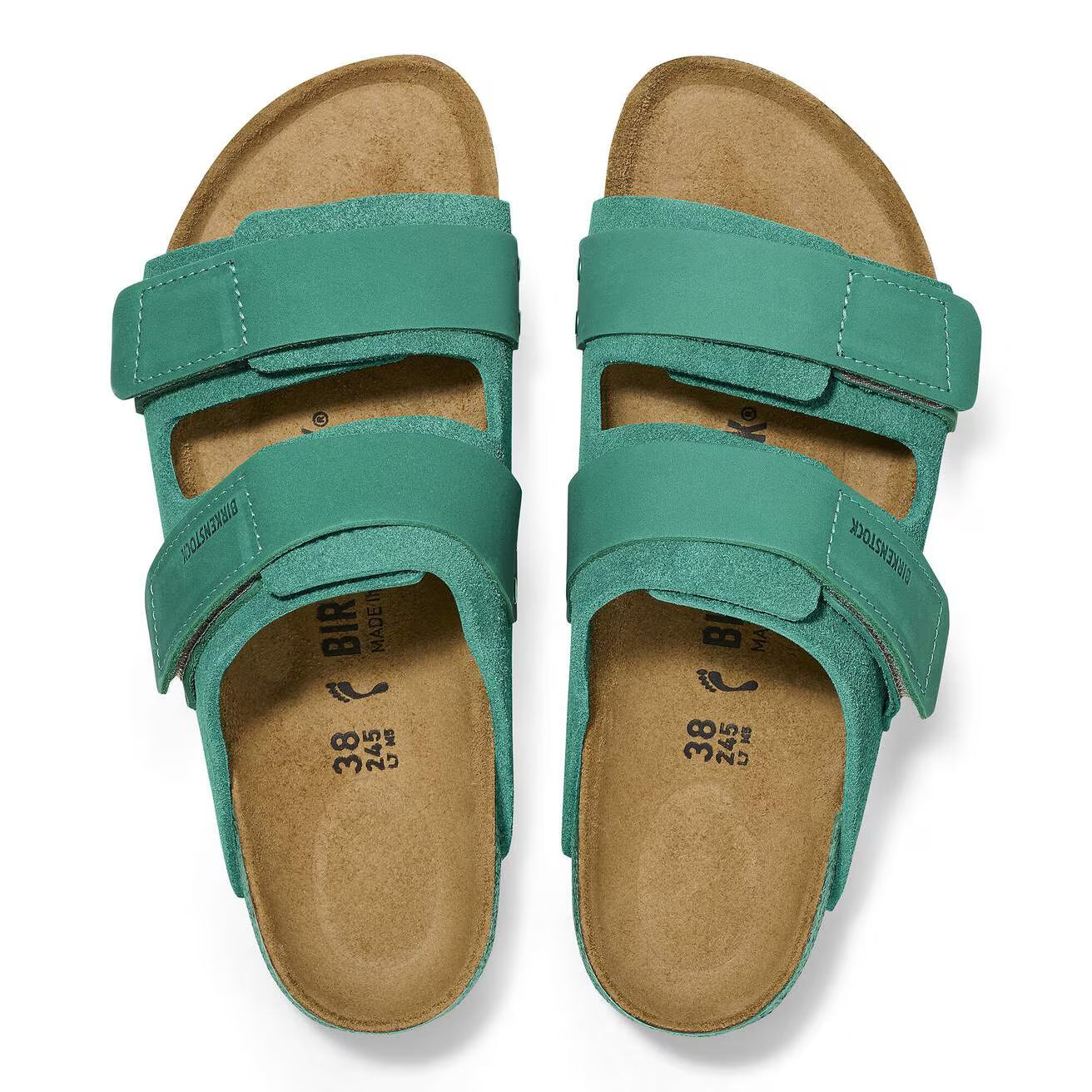 BIRKENSTOCK - Sandale UJI - Suède - Digital green