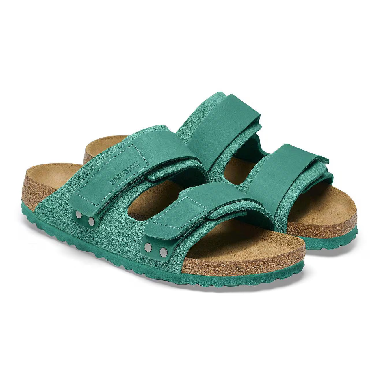 BIRKENSTOCK - Sandale UJI - Suède - Digital green