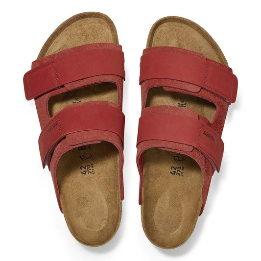 BIRKENSTOCK - Sandale UJI - Suède - Sienna red