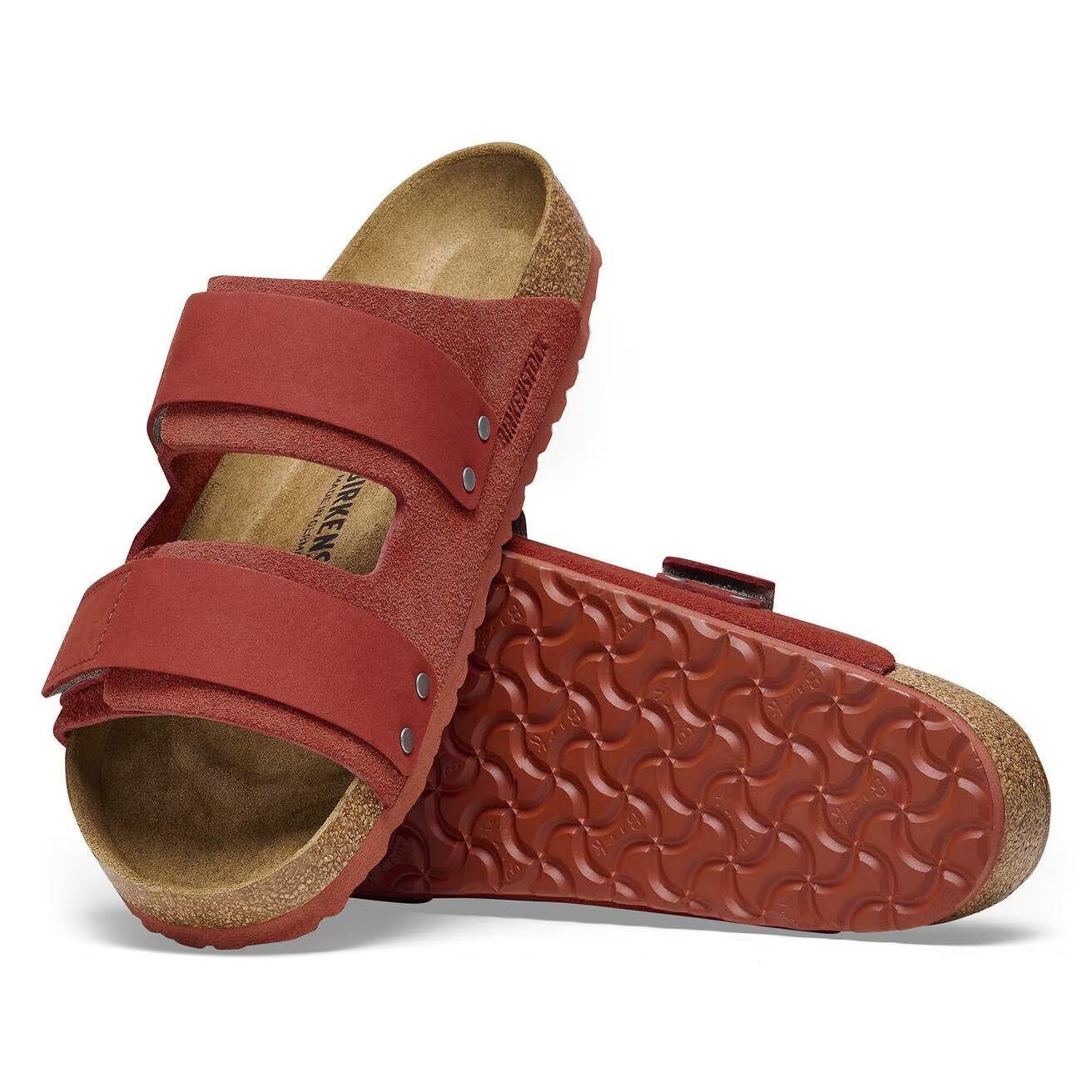 BIRKENSTOCK - Sandale UJI - Suède - Sienna red
