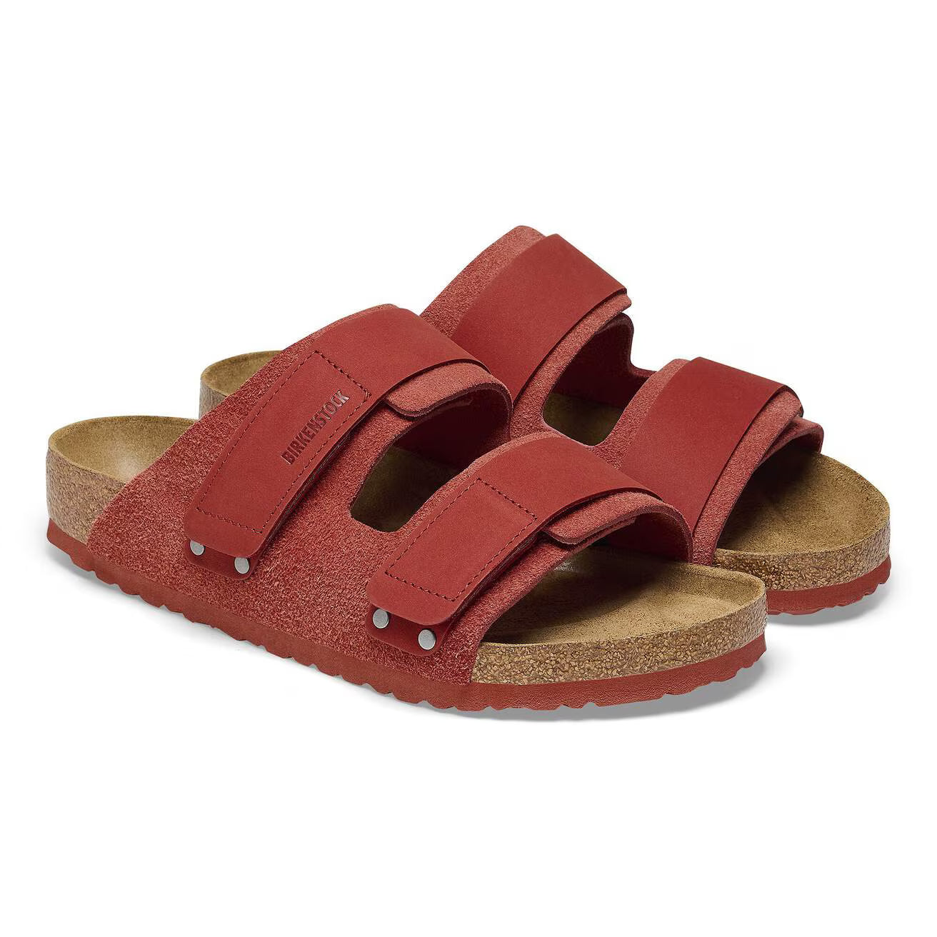 BIRKENSTOCK - Sandale UJI - Suède - Sienna red