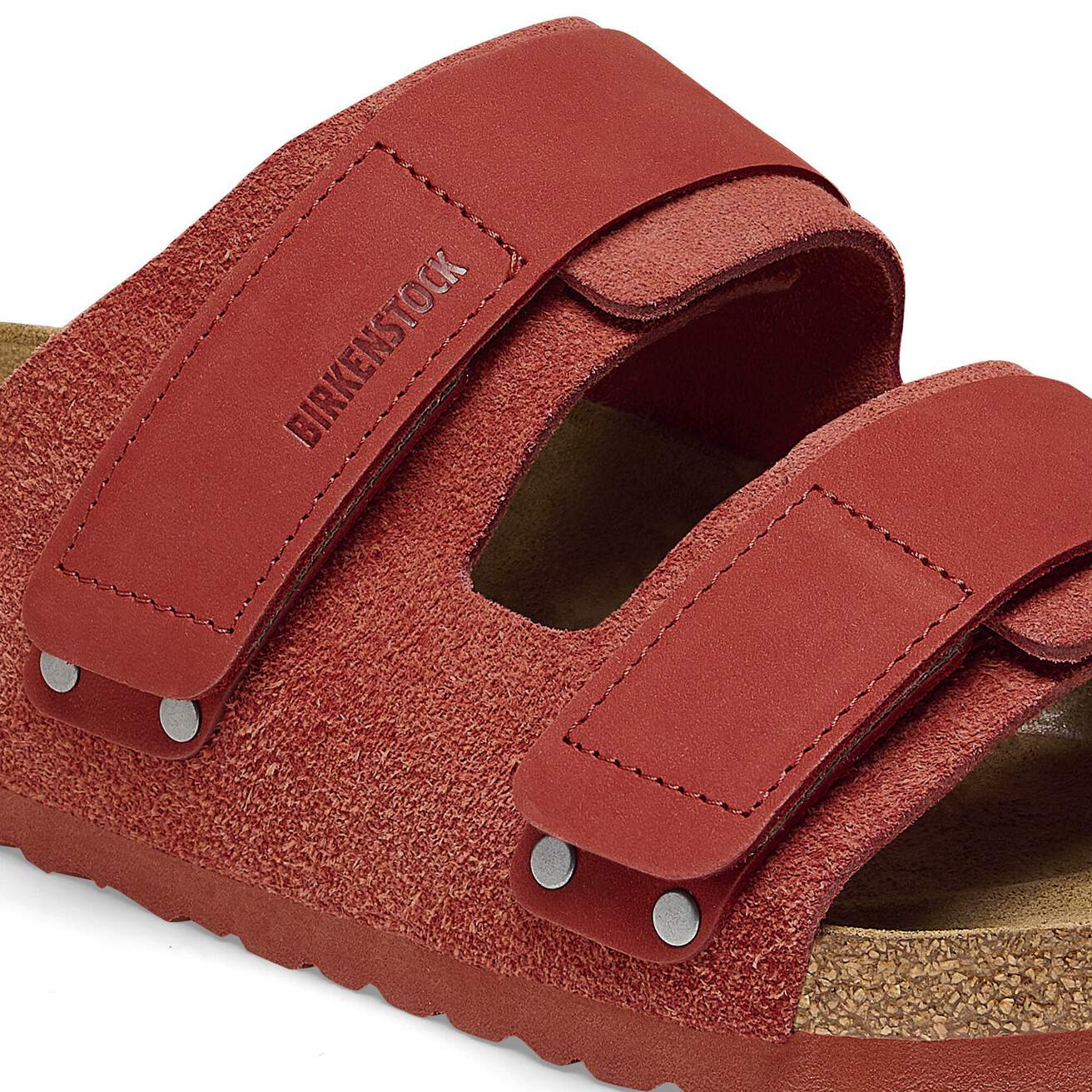 BIRKENSTOCK - Sandale UJI - Suède - Sienna red