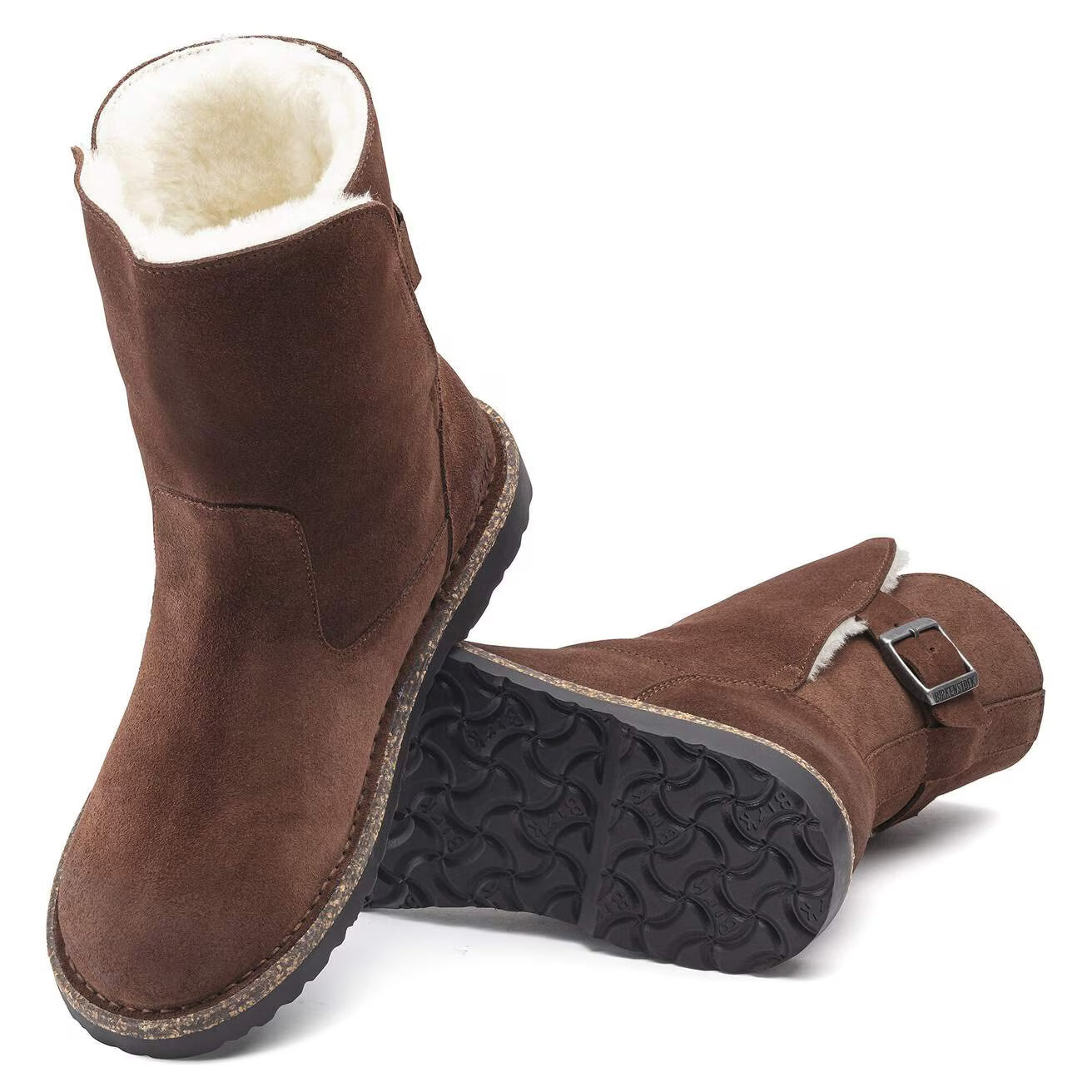 BIRKENSTOCK - Boots UPPSALA SHEARLING - Suède - Expresso