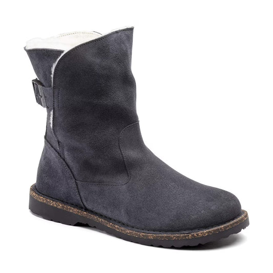 BIRKENSTOCK - Boots UPPSALA SHEARLING - Suède - Graphite