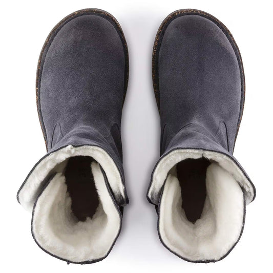 BIRKENSTOCK - Boots UPPSALA SHEARLING - Suède - Graphite