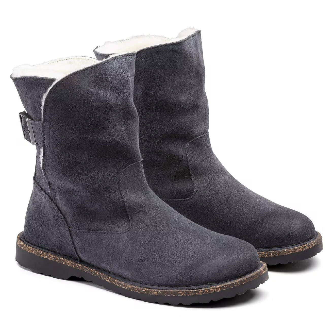 BIRKENSTOCK - Boots UPPSALA SHEARLING - Suède - Graphite