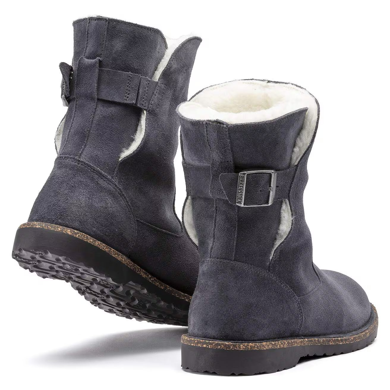 BIRKENSTOCK - Boots UPPSALA SHEARLING - Suède - Graphite