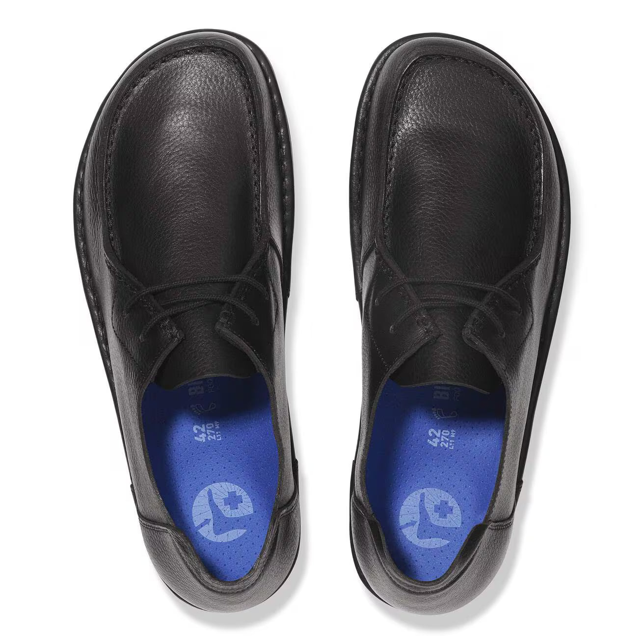 BIRKENSTOCK - Chaussure de ville UTTI LACE - Cuir - Noir