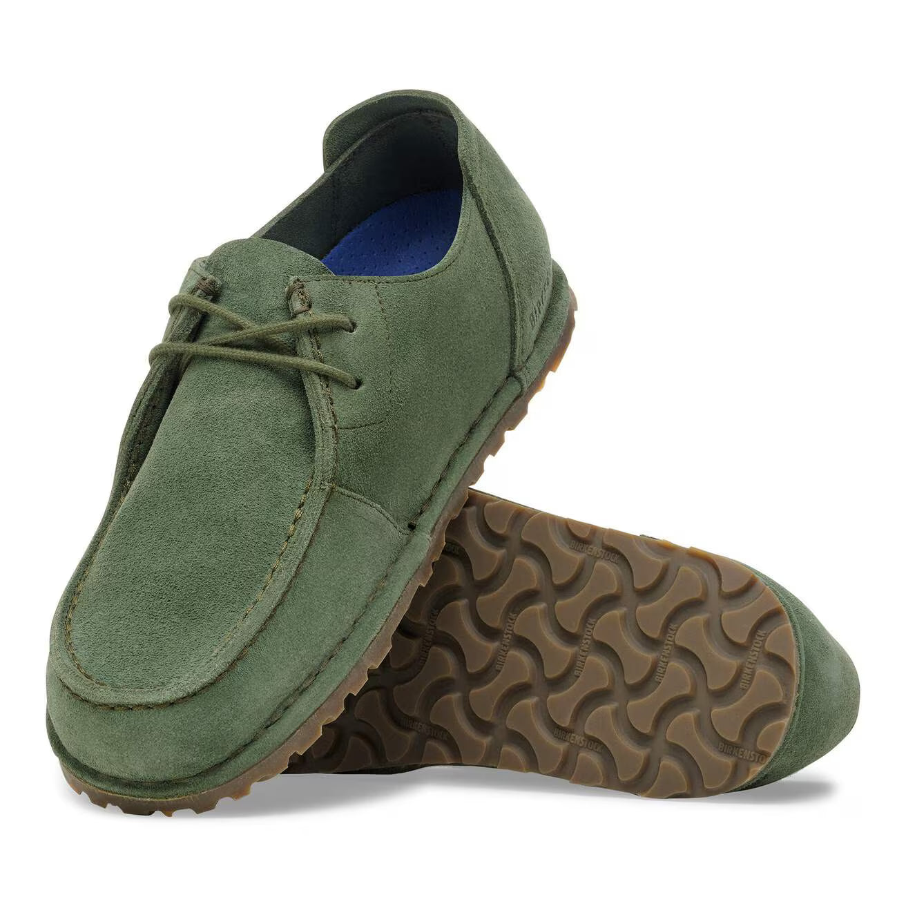 BIRKENSTOCK - Chaussure de ville UTTI LACE - Suède - Thyme