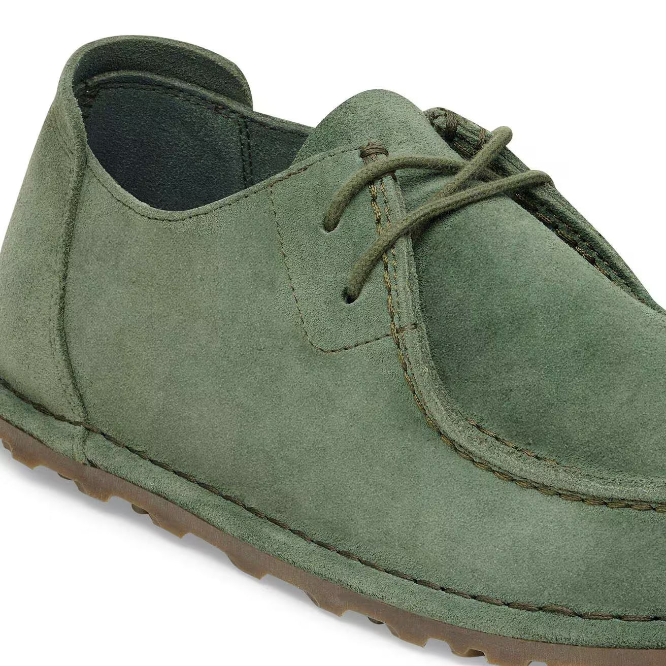 BIRKENSTOCK - Chaussure de ville UTTI LACE - Suède - Thyme