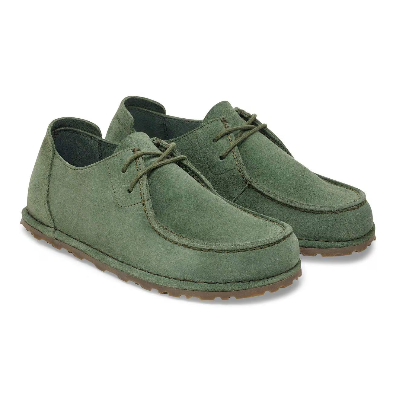 BIRKENSTOCK - Chaussure de ville UTTI LACE - Suède - Thyme