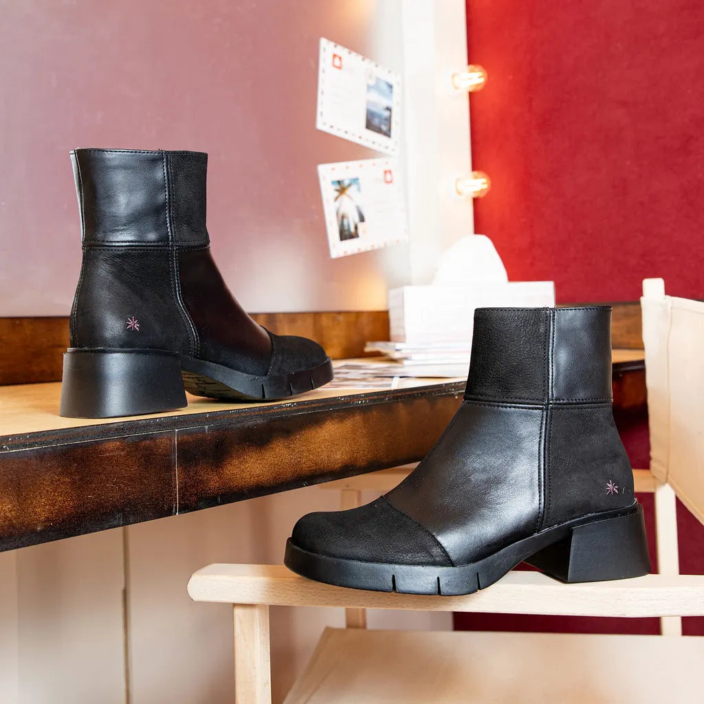ART COMPANY - Bottine Varsovia - Multi noir