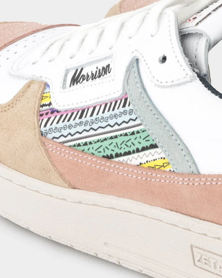 MORRISON - Sneakers VENICE - Terracotta/blanc