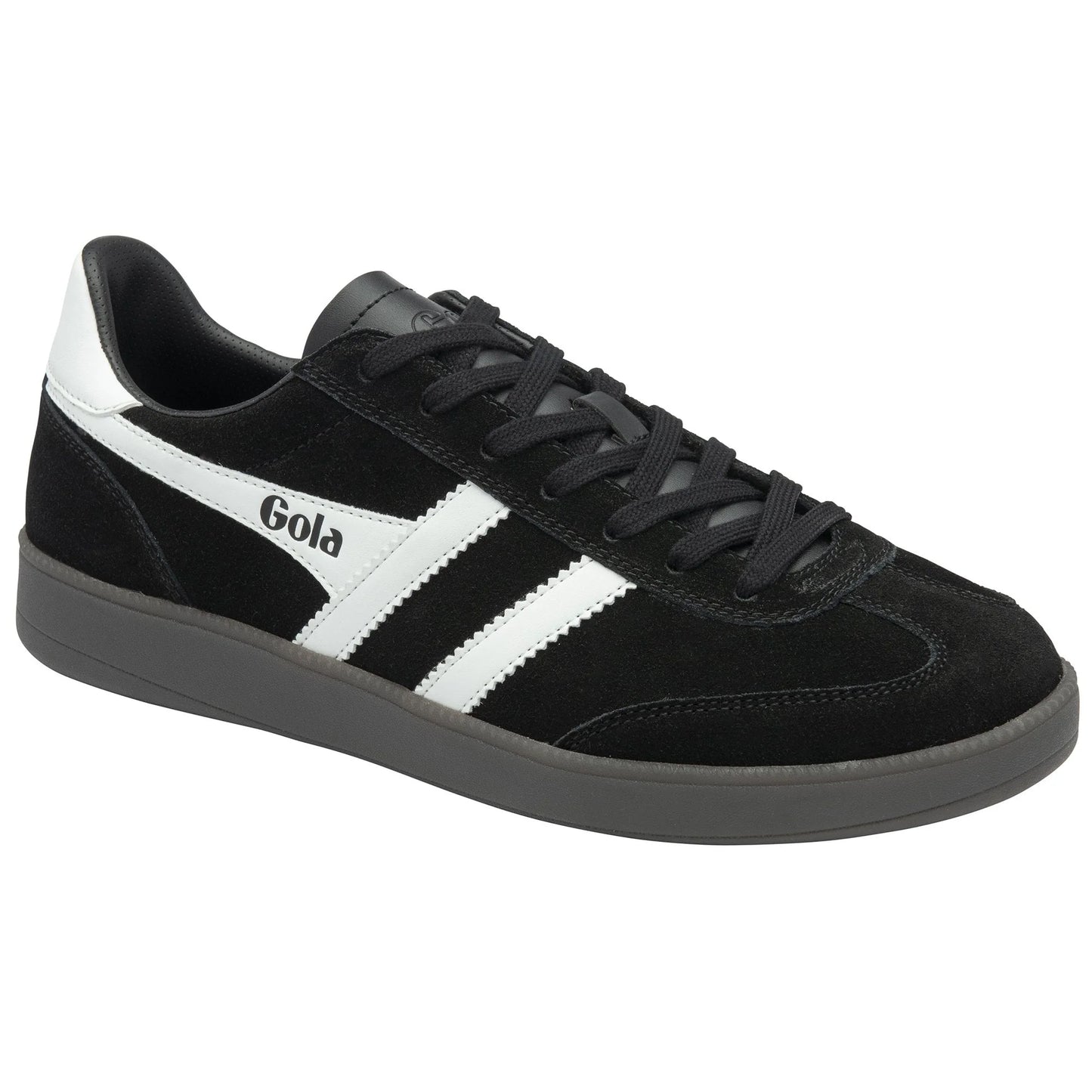 GOLA - Basket VIPER - Daim - Black/white/darkgum