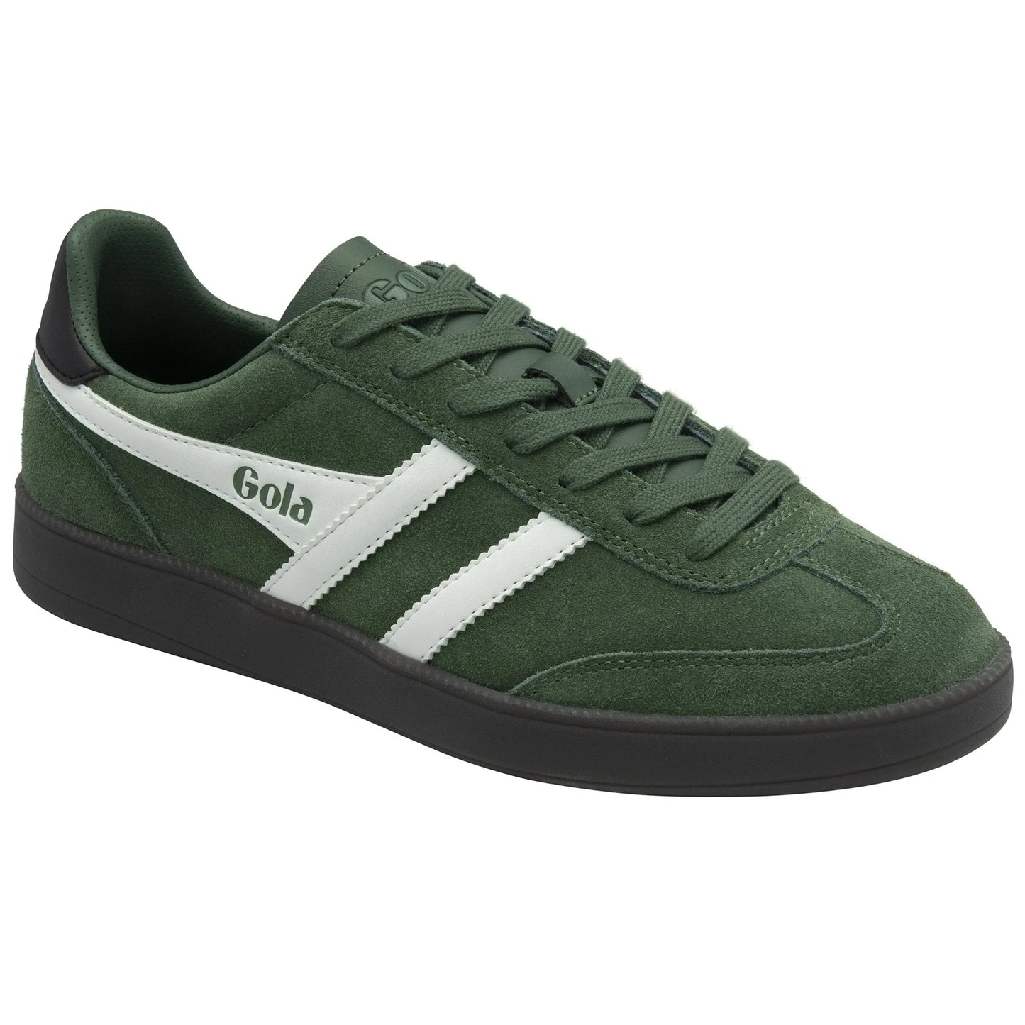 GOLA - Basket VIPER - Daim - Evergreen/white/black
