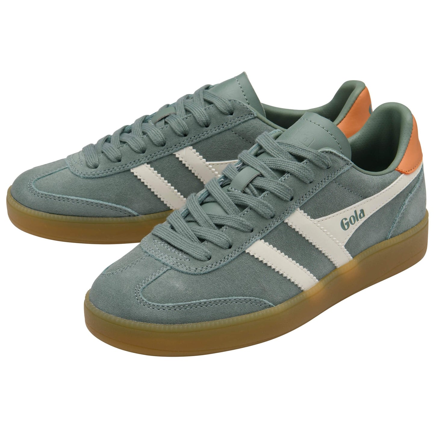 GOLA - Basket VIPER - Daim - Greenmist/white/salmon