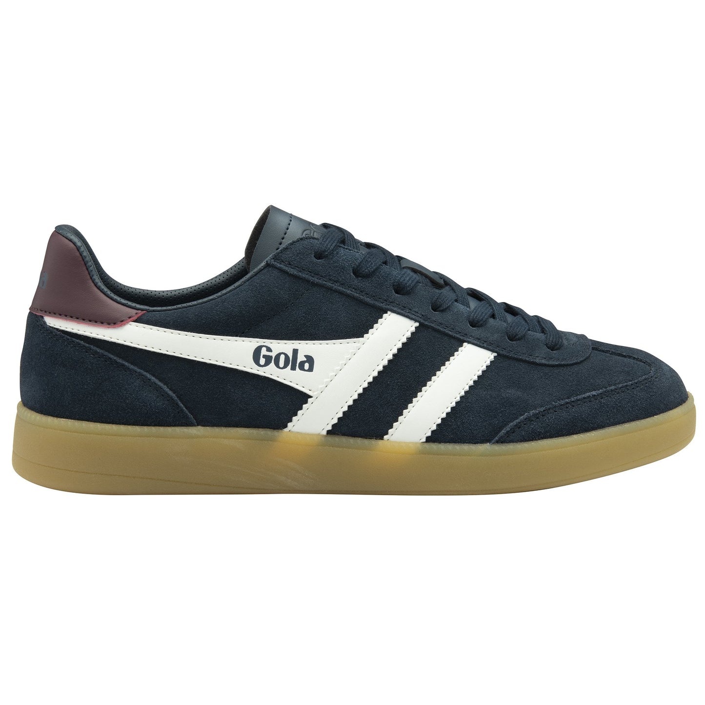 GOLA - Basket VIPER - Daim - Navy/white/burgundy