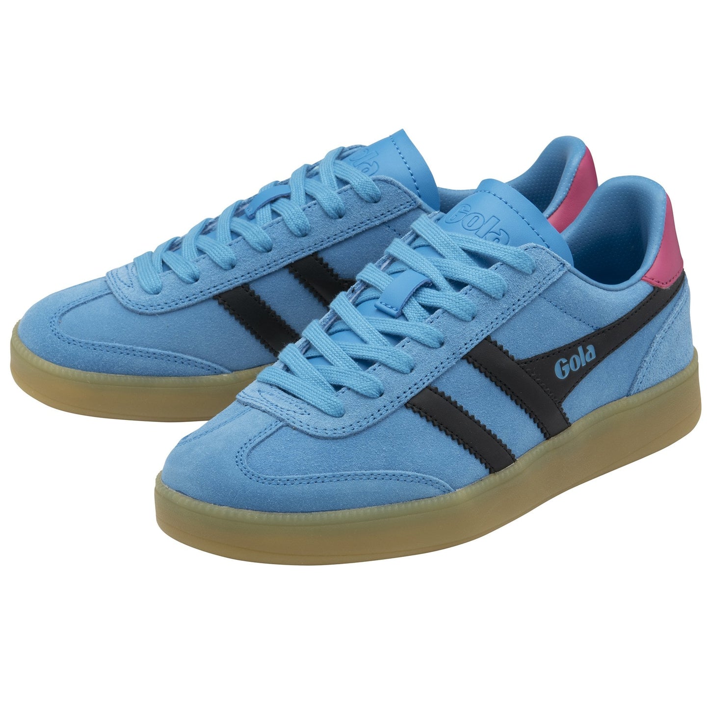 GOLA - Basket VIPER - Daim - Santorini/black/fuchsia