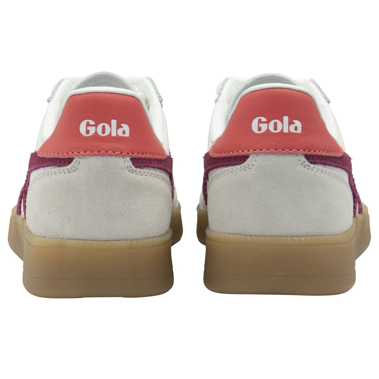 GOLA - Basket VIPER - Cuir - White/cerise/coral